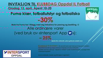 Klubbdag Intersport Oppdal 12. April